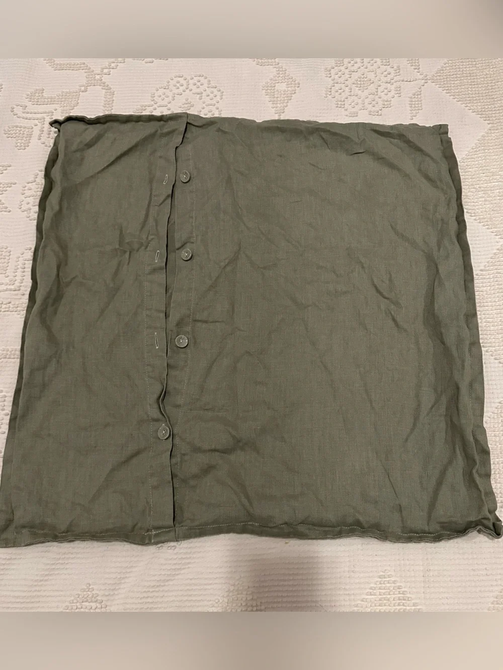 IKEA AINA Pillow Cases in Light Sage Green